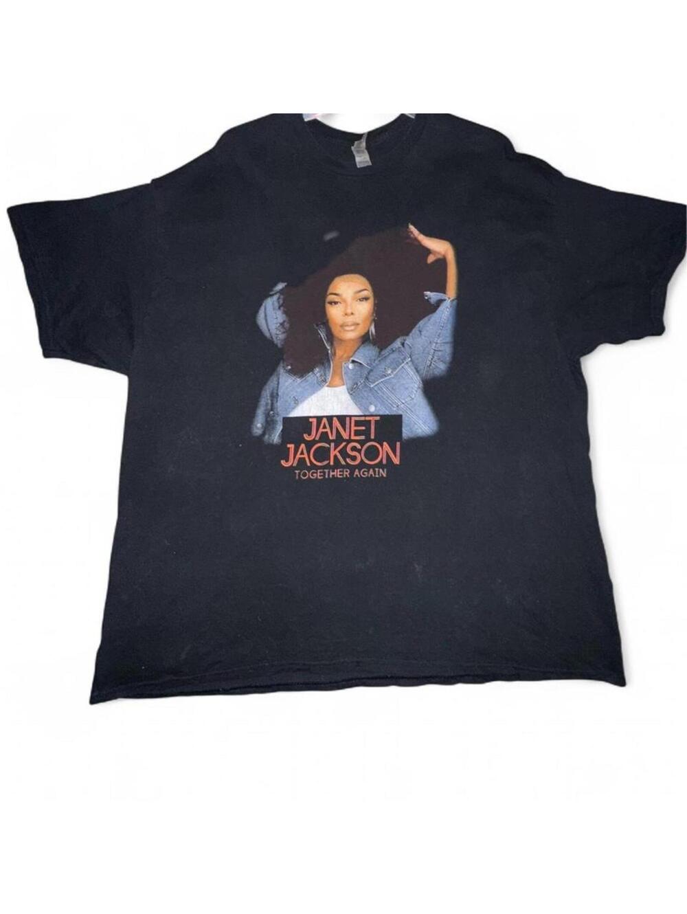 Janet Jackson Together Again 2023 Tour Tee XXL Ludacris Concert Shirt